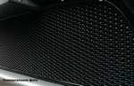 Allest Защита радиатора Premium, чёрная, верх (7 частей) (Overland, SRT8) JEEP Grand Cherokee 13-