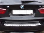 Alu-Frost Накладка на задний бампер профилированная с загибом, нерж. сталь BMW X3 10-/14-