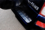 Alu-Frost Накладка на задний бампер с силиконом, нерж. сталь (3D/5D) SUZUKI Grand Vitara 05-/08-/13-
