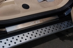 Alu-Frost Накладки на внутренние пороги с надписью, нерж. сталь, 4 шт. BMW X6 08-