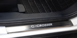 Alu-Frost Накладки на внутренние пороги с надписью, нерж. сталь, 4 шт. CITROEN C-Crosser 07-