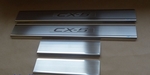 Alu-Frost Накладки на внутренние пороги с надписью, нерж. сталь, 4 шт. MAZDA CX-5 12-/15-