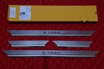 Alu-Frost Накладки на внутренние пороги с надписью, нерж. сталь, 4 шт. NISSAN X-Trail 14-