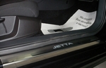 Alu-Frost Накладки на внутренние пороги с надписью, нерж. сталь, 4 шт. VW Jetta VI 11-