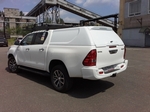 АВС-Дизайн Кунг для кузова, цвет - белый (двойная кабина, 1 дверь) TOYOTA Hilux 15-