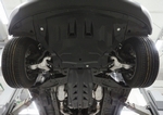 АВС-Дизайн Защита картера двигателя и кпп, композит 8 мм, 2 части INFINITI QX5/X50 08-/14-