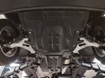 АВС-Дизайн Защита картера двигателя, кпп и рк, композит10 мм, 2 части (V-все,кроме 4,1D) PORSCHE Cayenne 10-