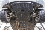 АВС-Дизайн Защита картера + КПП, из 2х частей, композит 8 мм (V-2,0TD;2,8) кузов F25 BMW X3 10-/14-