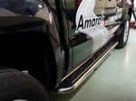 CAN Otomotiv Пороги нержавеющая труба с листом С2 d 60 мм VW Amarok 10-