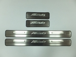 JMT Накладки на дверные пороги с логотипом, нерж. FORD Fiesta 09-