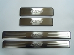 JMT Накладки на дверные пороги с логотипом, нерж. MAZDA CX-5 12-/15-