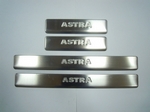 JMT Накладки на дверные пороги с логотипом, нерж. OPEL Astra J 10-/12-