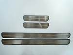 JMT Накладки на дверные пороги с логотипом, нерж. SUBARU XV 12-