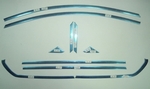 JMT Верхние и нижние молдинги стекол (окантовка), нерж., 10 частей GREAT WALL Hover H6 12-