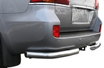 Lexus Защита задняя уголки 76 мм одинарные LEXUS LX570 07-11