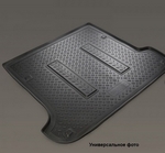Norplast Коврик багажника (полиуретан), чёрный (2-х зонный климат контроль) VW Touareg 10-