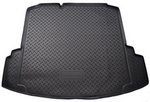 Norplast Коврик багажника (полиуретан), чёрный (c ушами) VW Jetta VI 11-