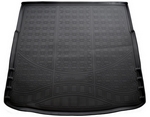 Norplast Коврик багажника (полиуретан), чёрный (SD, с полноразмерной запаской) OPEL Insignia 09-