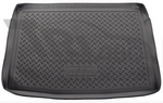 Norplast Коврик багажника (полиуретан), чёрный VW Golf V 03-09
