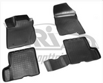 Norplast Коврики салона (полиуретан), чёрные (с ящиком под сиденьями) LADA X-Ray 16-