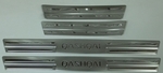 OEM-Tuning Накладки на дверные пороги нерж. (на металл, 4 части) NISSAN Qashqai 07-14