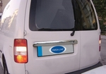 Omsa_Line Накладка над номером на крышку багажника, с надписью (1 дверн.) VW Caddy 04-09