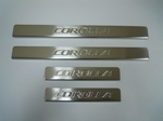 Omsa_Line Накладки на дверные пороги, нерж, 4 части TOYOTA Corolla 13-