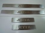 Omsa_Line Накладки на дверные пороги, нерж, 4 части. VW Jetta VI 11-