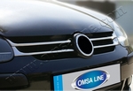 Omsa_Line Накладки на решетку радиатора, нерж., 8 частей VW Golf/гольф V 03-09