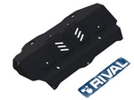 Rival Защита радиатора и картера, сталь  (V - 2.4, 2.8, 4WD) (часть 1) TOYOTA Hilux 15-