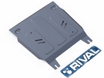Rival Защита раздатки, алюминий (V - 2.4, 2.8, 4WD) TOYOTA Hilux 15-