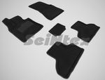 Seintex Коврики салона текстильные 3D, чёрные BMW X5 13-
