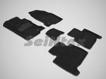 Seintex Коврики салона текстильные 3D, чёрные LEXUS NX 14-