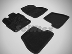 Seintex Коврики салона текстильные 3D, чёрные (МКПП) FORD Focus 11-15