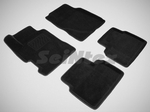 Seintex Коврики салона текстильные 3D, чёрные (SD) HONDA Civic 06-11
