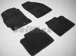 Seintex Коврики салона текстильные 3D, чёрные TOYOTA Corolla 13-15