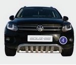 Souz-96 Защита переднего бампера с декоративными элементами 60 мм ( Track&Filed Track&Style) VW Tiguan 11-