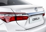 Toyota Спойлер крышки багажника. Цвет: 1G3 (пепельно-серый металлик). TOYOTA Corolla 13-