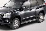 Toyota Защита штатных порогов 60 мм, нерж. сталь, 2шт. TOYOTA Land Cruiser Prado J150 09-13