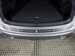 ТСС Накладка на задний бампер (лист шлифованный логотип VW) VW Tiguan 17-