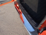 ТСС Накладка на задний бампер (лист зеркальный) FORD Ecosport 14-