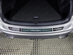ТСС Накладка на задний бампер (лист зеркальный надпись Volkswagen) VW Tiguan 17-