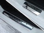 ТСС Накладки на пороги (лист зеркальный надпись Mazda) MAZDA 6 15-