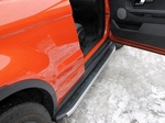 ТСС Пороги алюминиевые с пластиковой накладкой 1720 мм LAND ROVER/ROVER Range Rover Evoque 16-