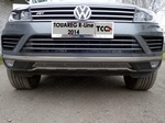 ТСС Решетка радиатора центральная (лист) (R-Line) VW Touareg 14-