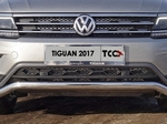 ТСС Решетка радиатора верхняя (лист) VW Tiguan 17-