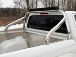 ТСС Защита кузова со светодиодной фарой 75х42 мм (на кузов) VW Amarok 16-