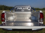 ТСС Защитный алюминиевый вкладыш в кузов автомобиля (комплект) TOYOTA Hilux 15-