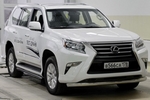 Lexus/Лексус Защита переднего бампера труба 75х42 мм овальная LEXUS GX460 13-