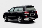 Lexus/Лексус Защита задняя труба 76/42 мм двойная LEXUS LX5/X570 12-